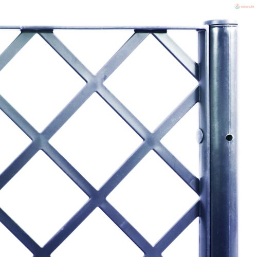 Kékszürke polipropilén rácsos kerti ültetőláda 160 x 160 x 140 cm