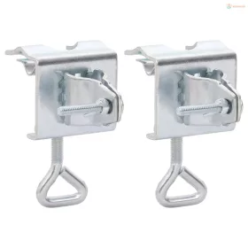 2 db horganyzott acél ernyőbilincs erkélyre 32 mm
