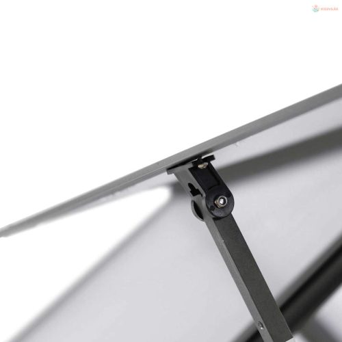 Antracitszürke alumínium melegház alapvázzal 169 x 58 x 202 cm