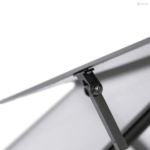 Antracitszürke alumínium melegház alapvázzal 169 x 114 x 195 cm