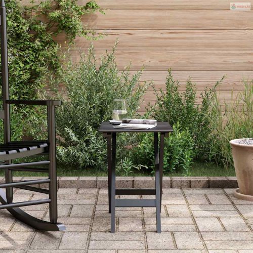 Fekete tömör nyárfa összecsukható kisasztal