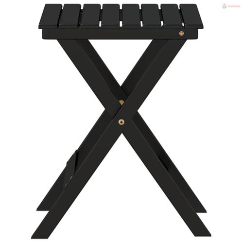 Fekete tömör nyárfa összecsukható kisasztal