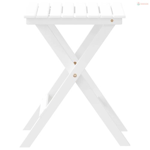 Fehér tömör nyárfa összecsukható kisasztal