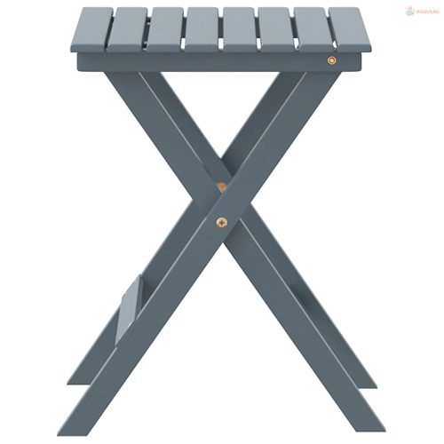 Szürke tömör nyárfa összecsukható kisasztal