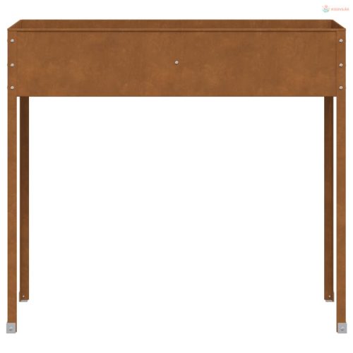 Időjárásálló acél kerti virágtartó 100,5x40,5x90 cm