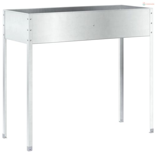 Időjárásálló acél kerti virágtartó 100,5x40,5x90 cm