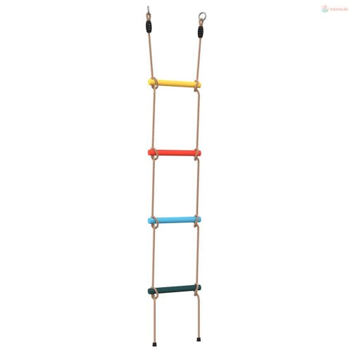 Többszínű kötéllétra gyerekeknek 4 létrafokkal