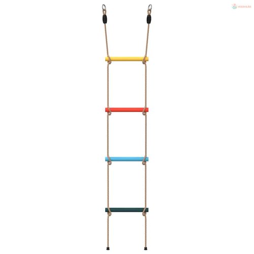 Többszínű kötéllétra gyerekeknek 4 létrafokkal
