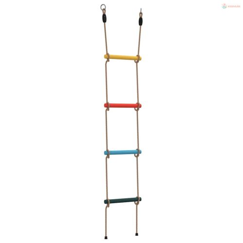Többszínű kötéllétra gyerekeknek 4 létrafokkal
