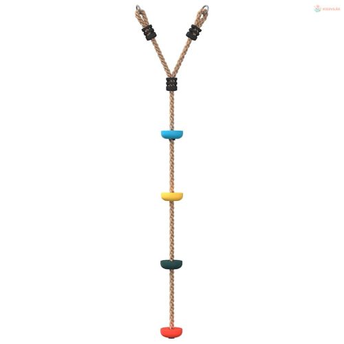 Többszínű tárcsás kötélhinta gyerekeknek 4 fokkal