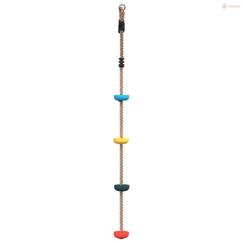 Többszínű tárcsás kötélhinta gyerekeknek 4 fokkal