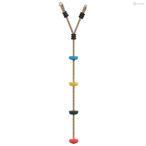 Többszínű tárcsás kötélhinta gyerekeknek 4 fokkal