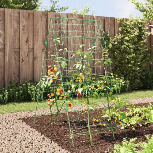 Acél A-alakú kerti rács kúszónövényekhez 99 x 90 x 175,5 cm