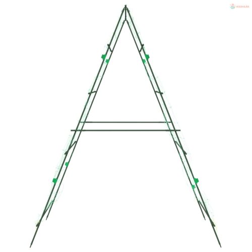 Acél A-alakú kerti rács kúszónövényekhez 99 x 90 x 175,5 cm