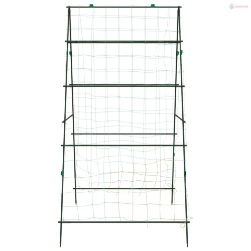 Acél A-alakú kerti rács kúszónövényekhez 99 x 90 x 175,5 cm