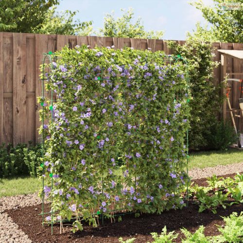 Acél U-alakú kerti rács kúszónövényekhez 181 x 31 x 182,5 cm