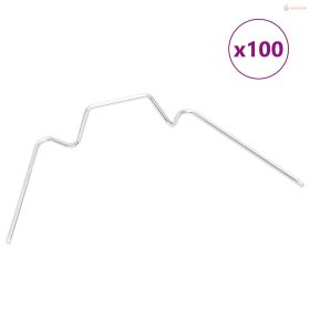 100 db W-alakú horganyzott acél kapocs melegházhoz