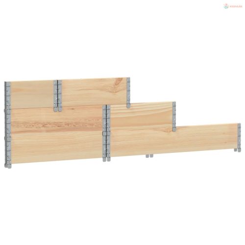 3 szintes tömör fenyőfa magaságyás 120 x 80 cm