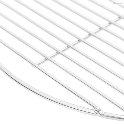 Kerek 304 rozsdamentes acél BBQ grillrács Ø40 cm