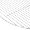 Kerek 304 rozsdamentes acél BBQ grillrács Ø54 cm