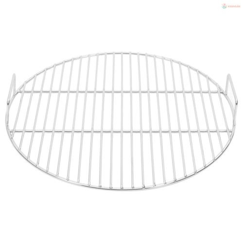 Kerek 304 rozsdamentes acél BBQ grillrács fogantyúval Ø44,5 cm