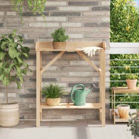   Ültetőasztal Természetes 75 x 40 x 90 cm Masszív fenyő fa