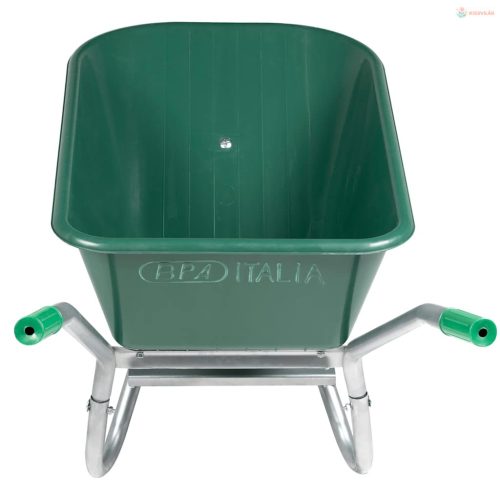 Talicska zöld 90 L 150 kg horganyzott acél és műanyag 90 l