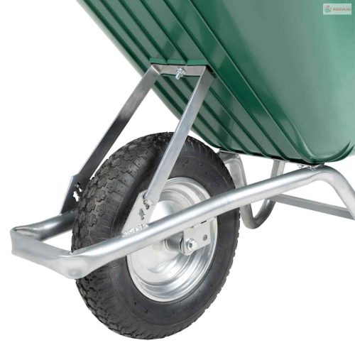 Talicska zöld 90 L 150 kg horganyzott acél és műanyag 90 l