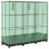 Rattan megjelenésű magaságyás melegháztakaróval 120x40x123 cm