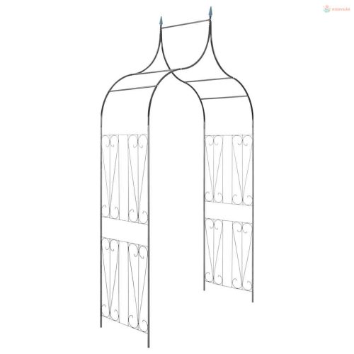 Sötétzöld tüskés kerti boltív futónövények számára