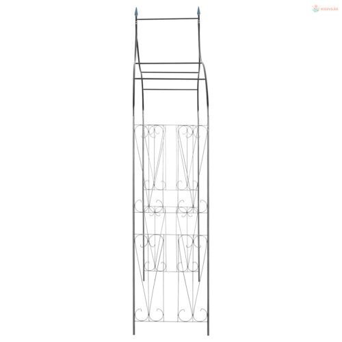 Sötétzöld tüskés kerti boltív futónövények számára