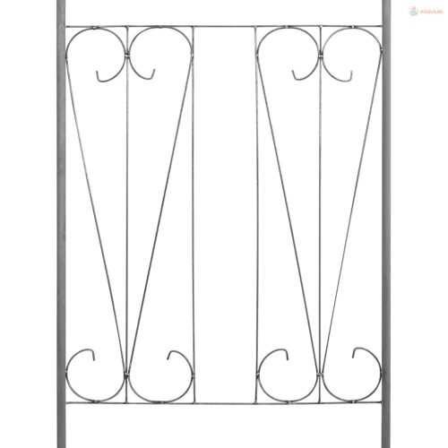 Sötétzöld tüskés kerti boltív futónövények számára