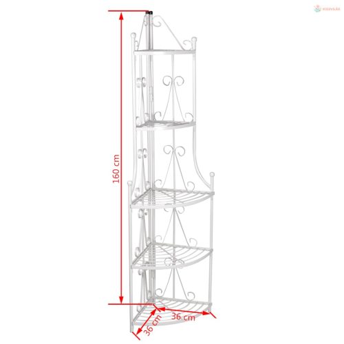 Sarok Növénytartó Fehér