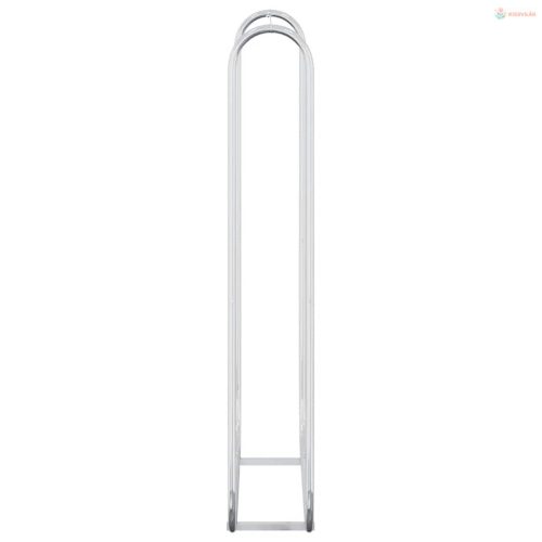 Horganyzott acél tűzifatároló 100x25x150 cm