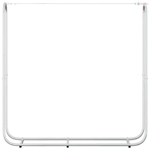 Horganyzott acél tűzifatároló 150x25x150 cm