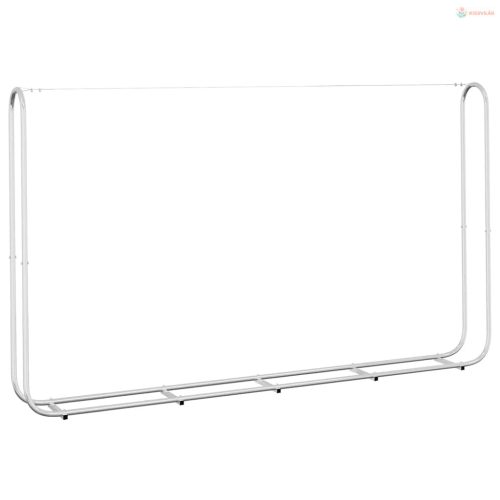 Horganyzott acél tűzifatároló 250x25x150 cm