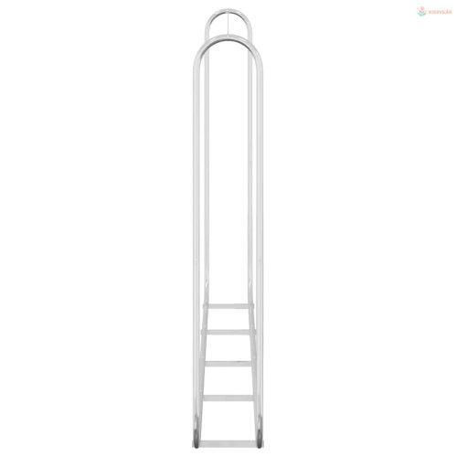 Horganyzott acél tűzifatároló 250x25x150 cm