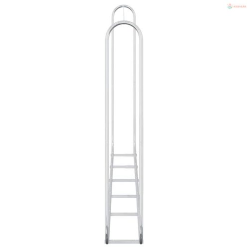 Horganyzott acél tűzifatároló 300x25x150 cm