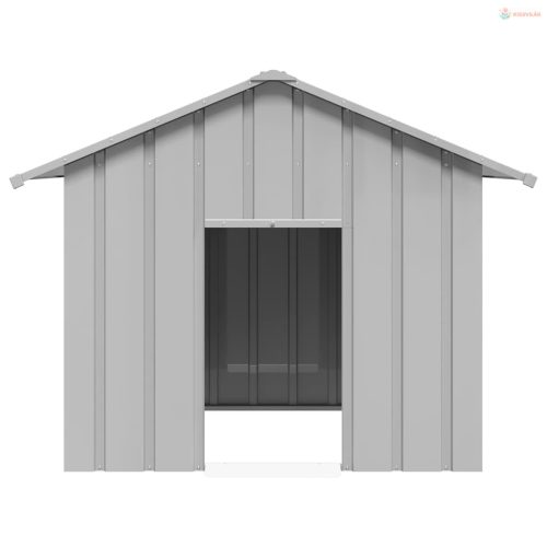 Kutyaház tetővel 131x101x102 cm horganyzott acél