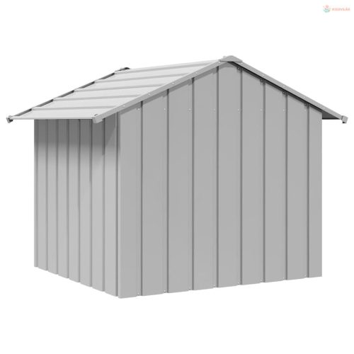 Kutyaház tetővel 131x101x102 cm horganyzott acél