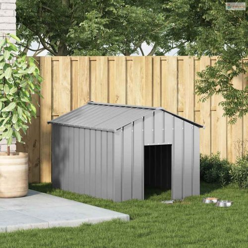 Kutyaház tetővel 113x153x101 cm horganyzott acél