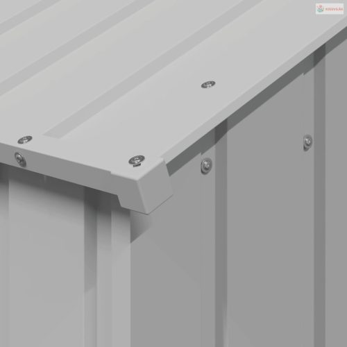 Kutyaház tetővel 113x153x101 cm horganyzott acél