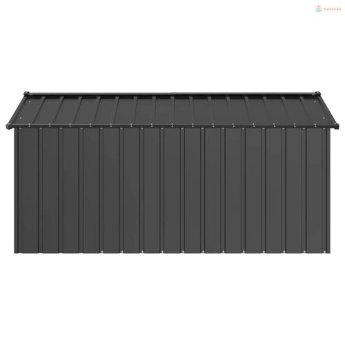 Kutyaház tetővel 114x202x101 cm horganyzott acél