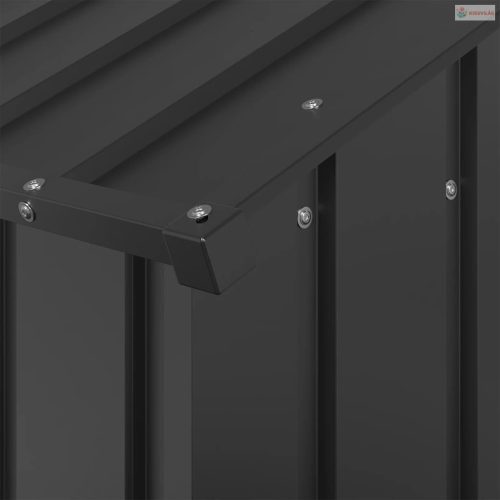 Kutyaház tetővel 114x202x101 cm horganyzott acél