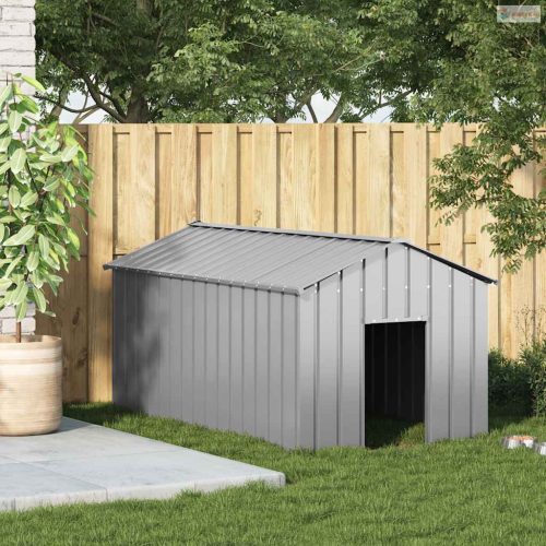 Kutyaház tetővel 114x202x101 cm horganyzott acél