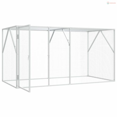 Madár kalitka Antracit 208 x 102 x 108 cm Horganyzott acél