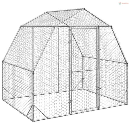 Csirkefuttató 2,5x2x2,25 m horganyzott acél