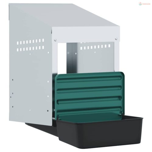 1 rekeszes, falra szerelhető, horganyzott acél csirkefészkelődoboz