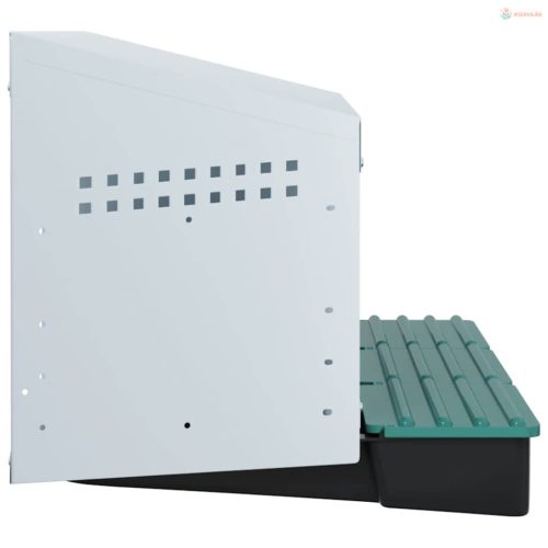 3 rekeszes, falra szerelhető, horganyzott acél csirkefészkelőláda