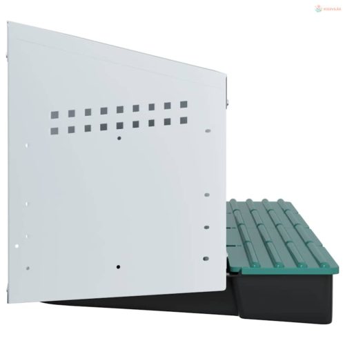 4 rekeszes, falra szerelhető, horganyzott acél csirkefészkelőláda